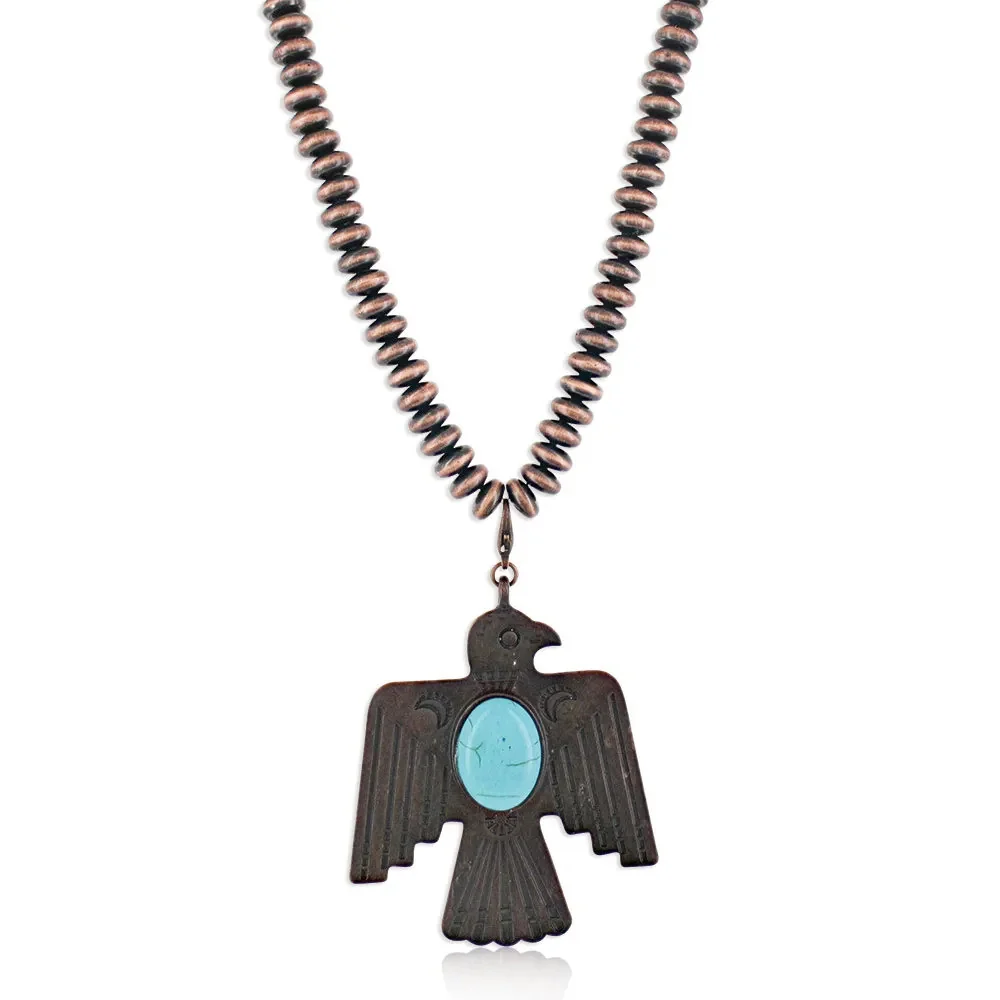 Thunderbird Attitude Necklace By Montana Silversmiths ANC4850