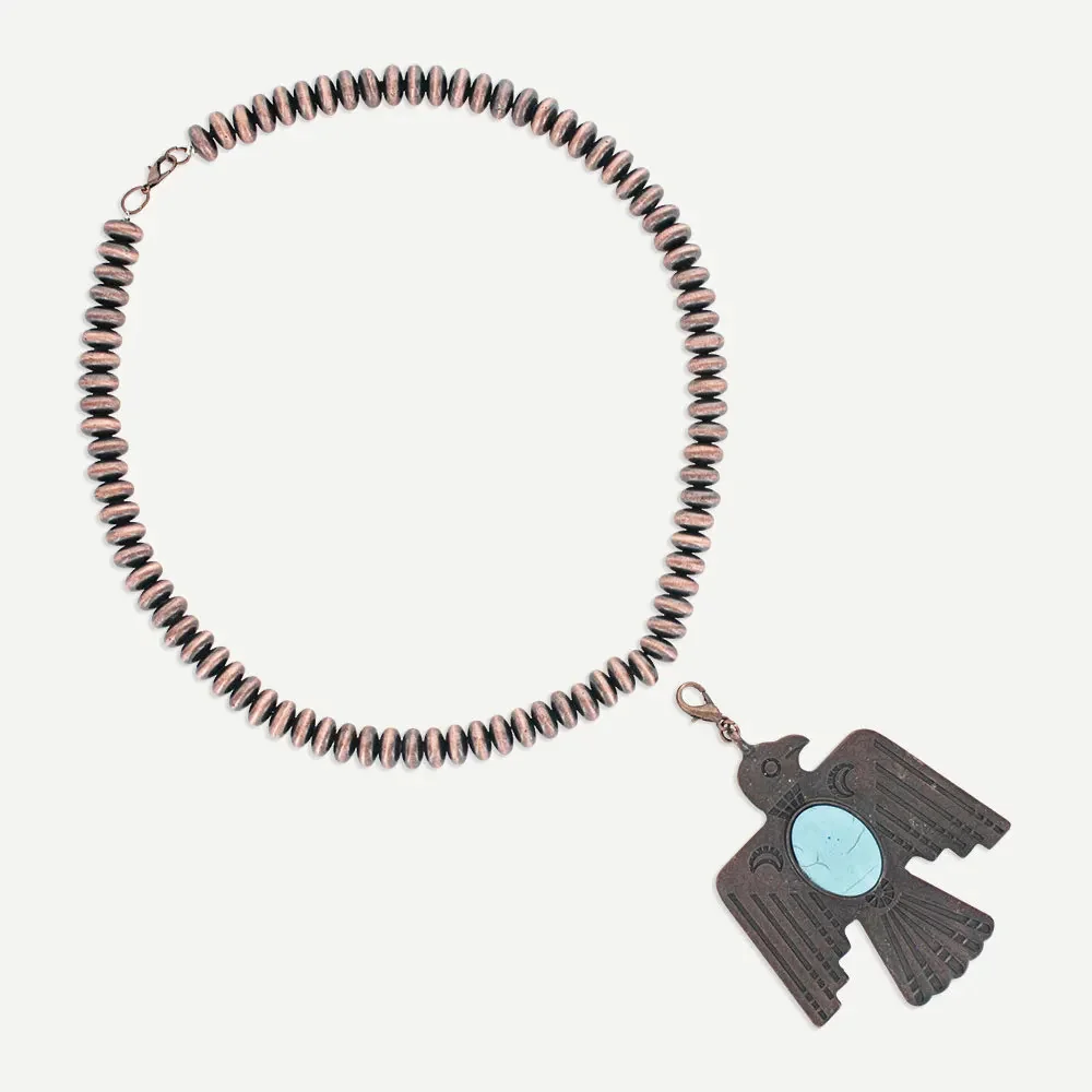 Thunderbird Attitude Necklace By Montana Silversmiths ANC4850 - Image 2