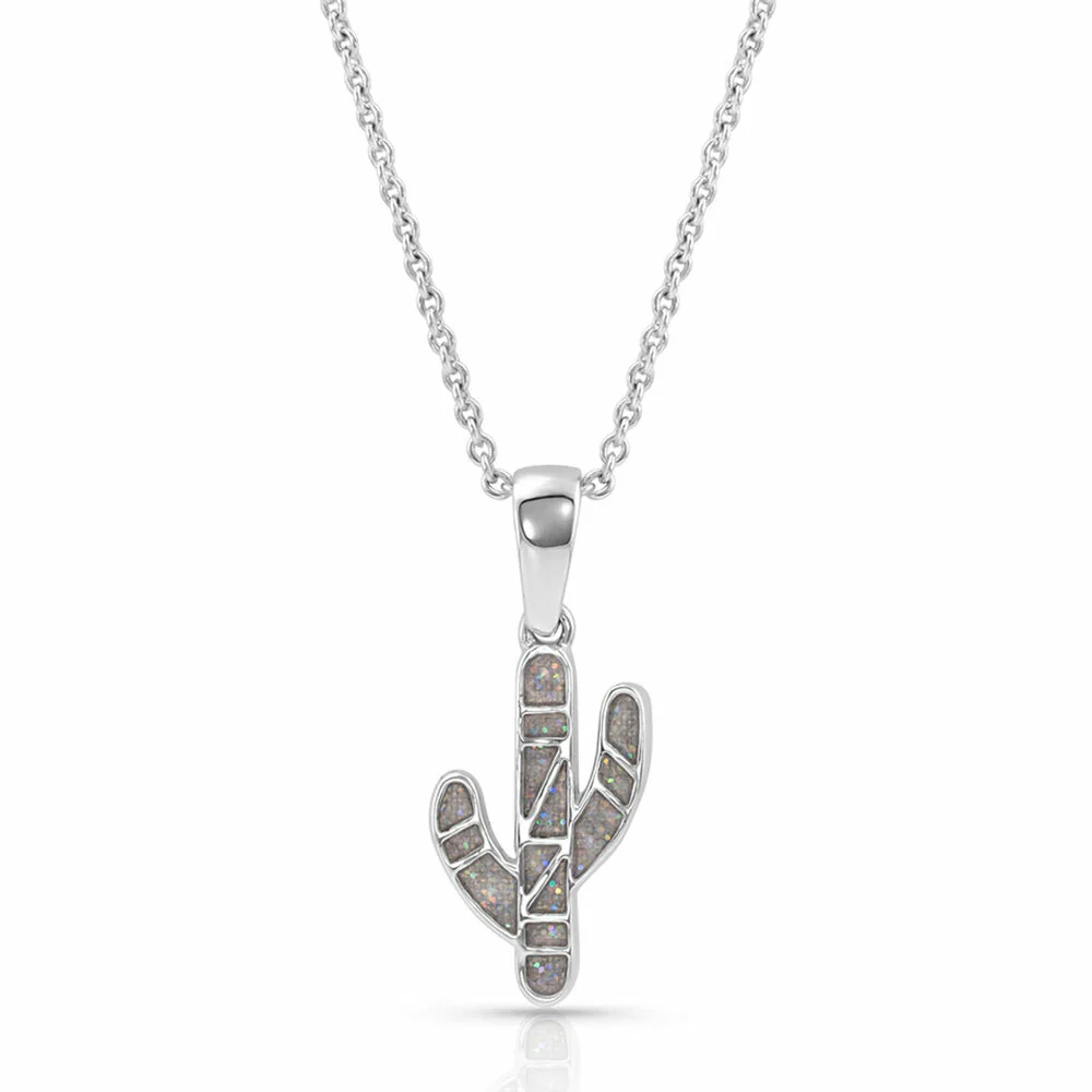 Two Side to Every Cactus Necklace by Montana Silversmiths NC4727 - Image 3