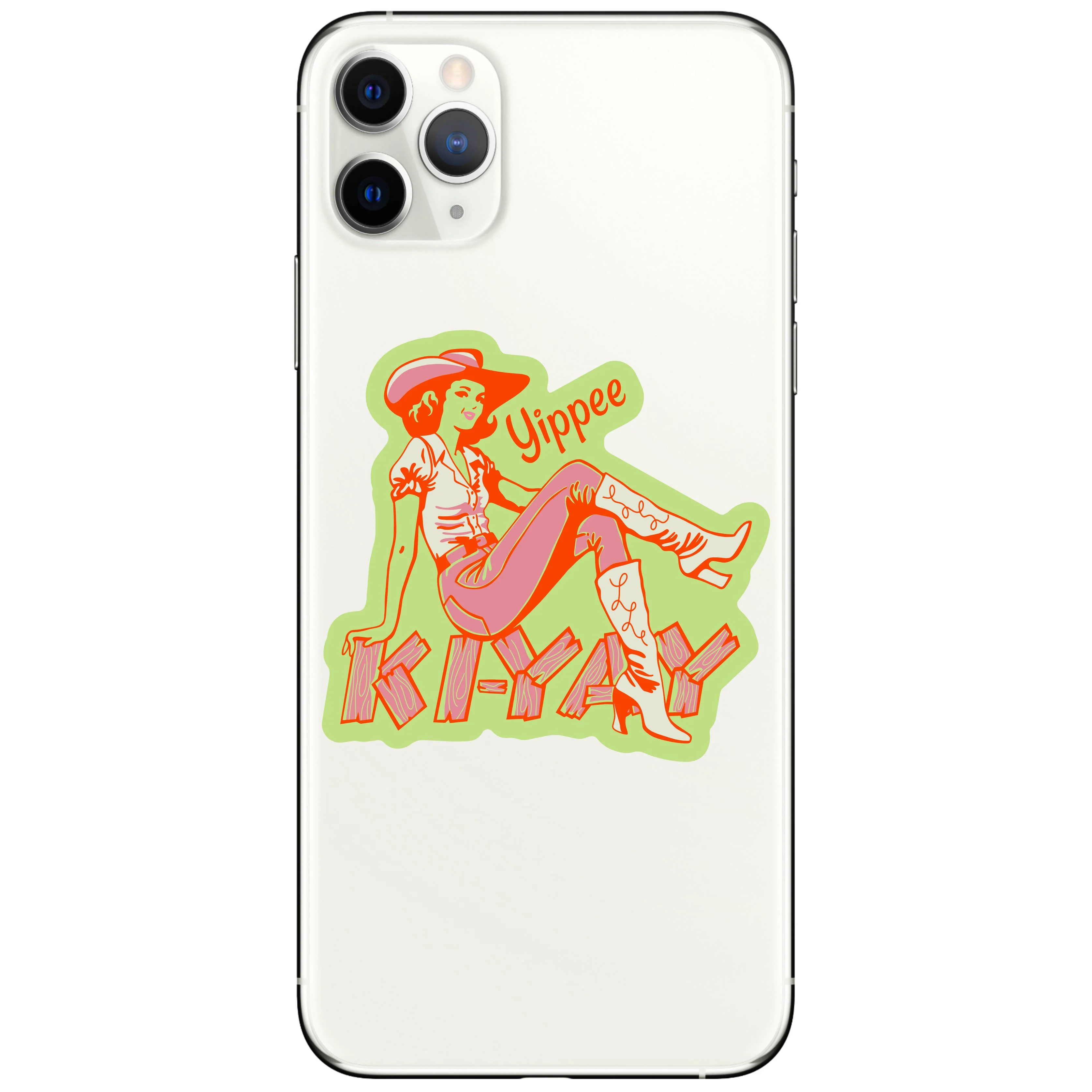 Western Cowgirl Kiyay High Quality Vinyl Sticker - Image 5