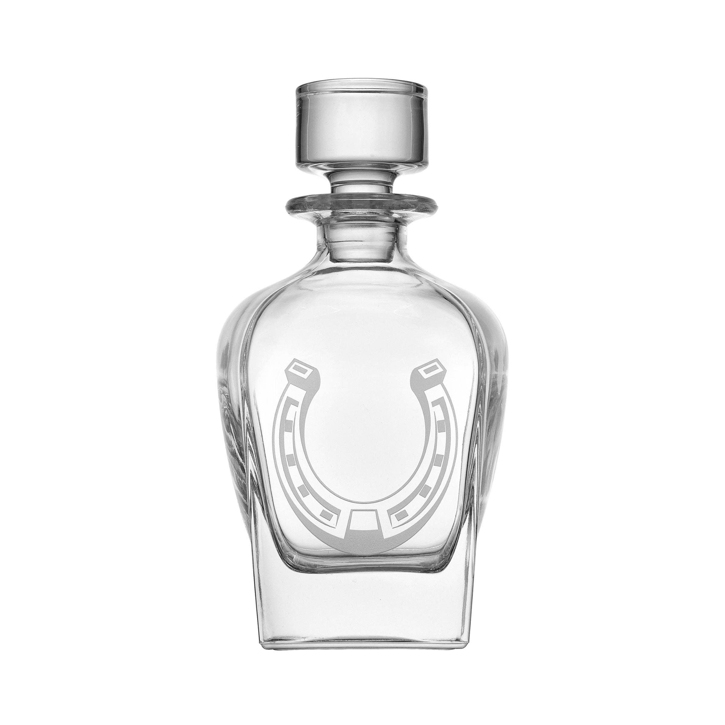 Western Horseshoe Decanter