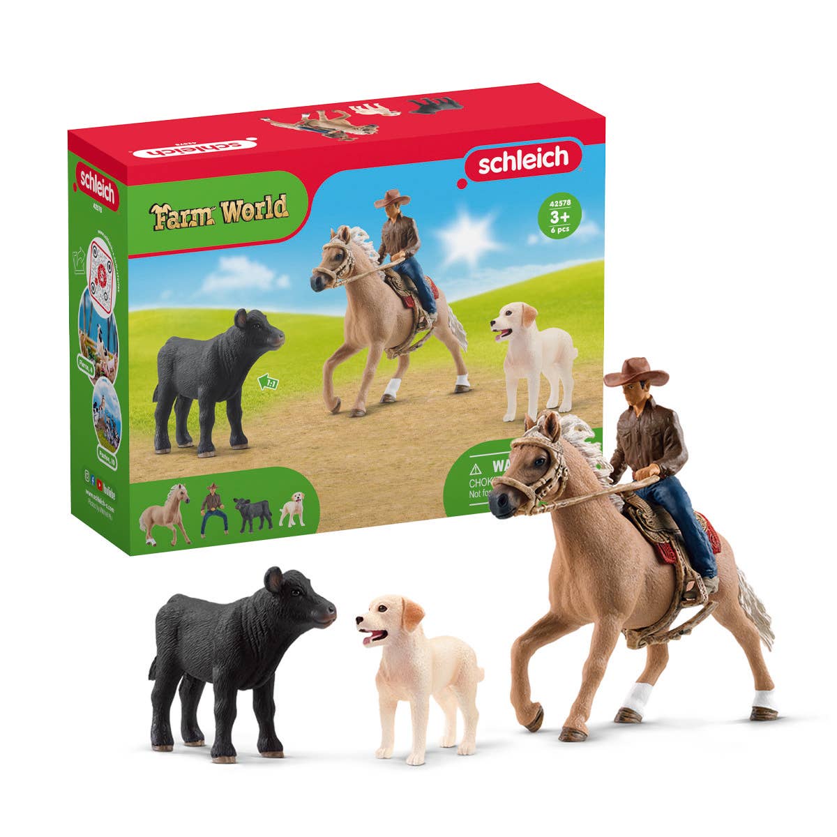 Western Riding Adventures Farm Figurine Toys Play Set - Image 7