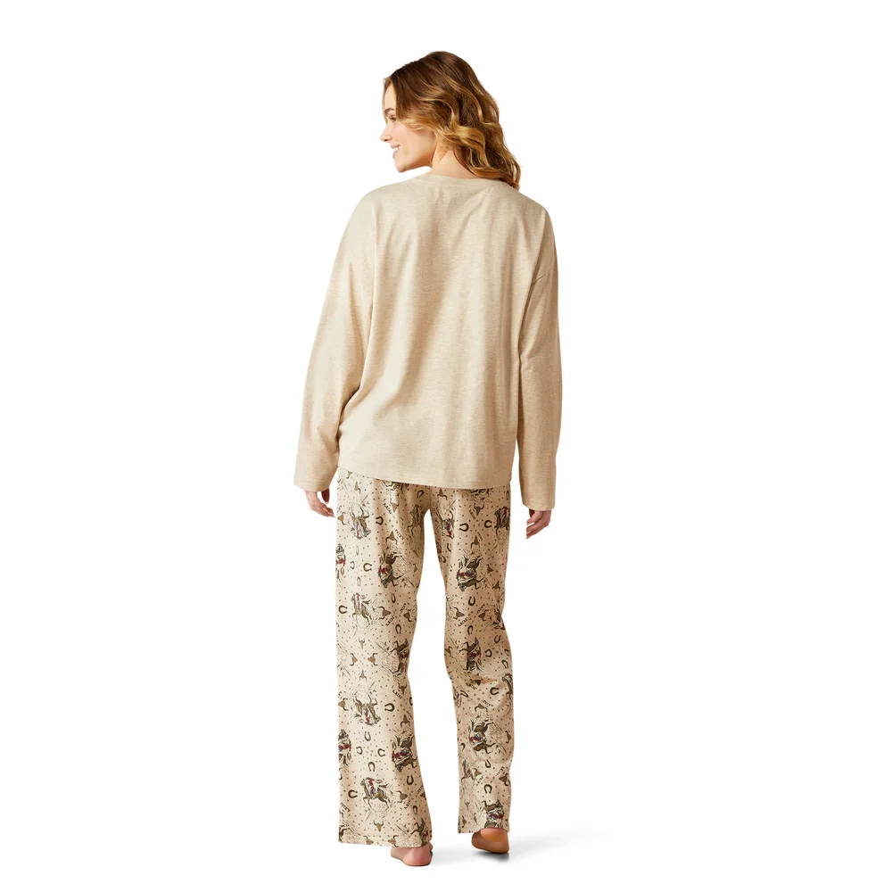 Women’s Cowgirl Print Dreams PJ Set 10054011 - Image 3