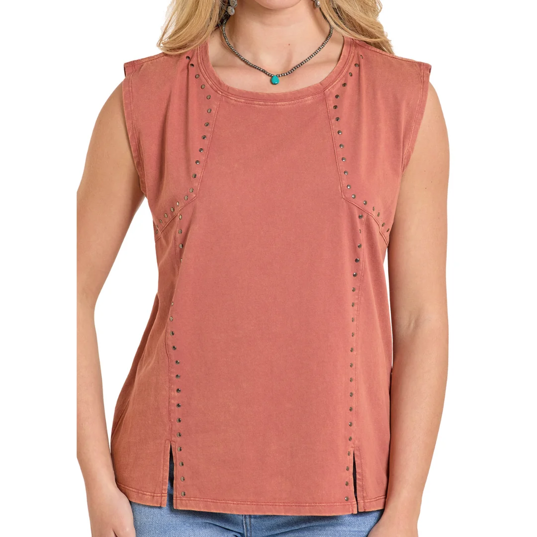 Women’s Studded Jersey Tee LW21T08438 - Image 4