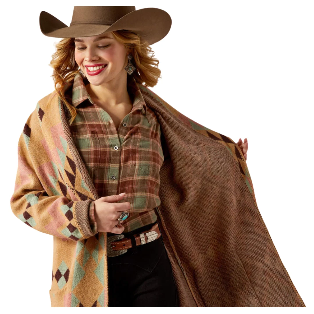 Women’s Ariat Sunset Chic Blanket Coat 10053982 - Image 4