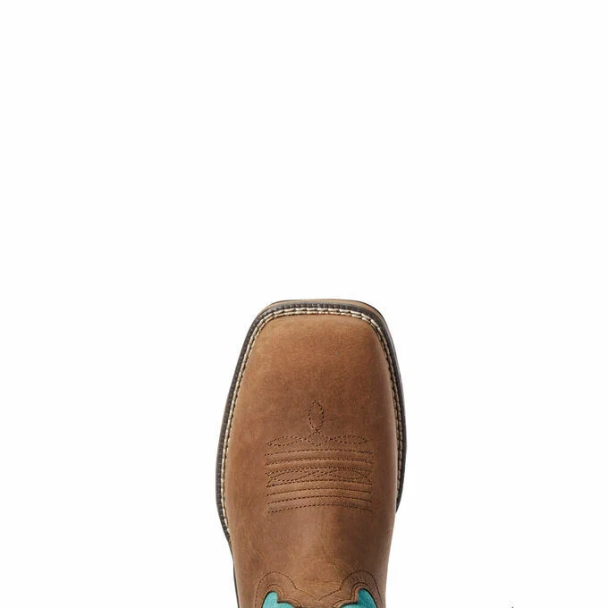Women's Anthem VentTek Chocolate Chip and Turquoise Boot by Ariat 10031665 - Image 5