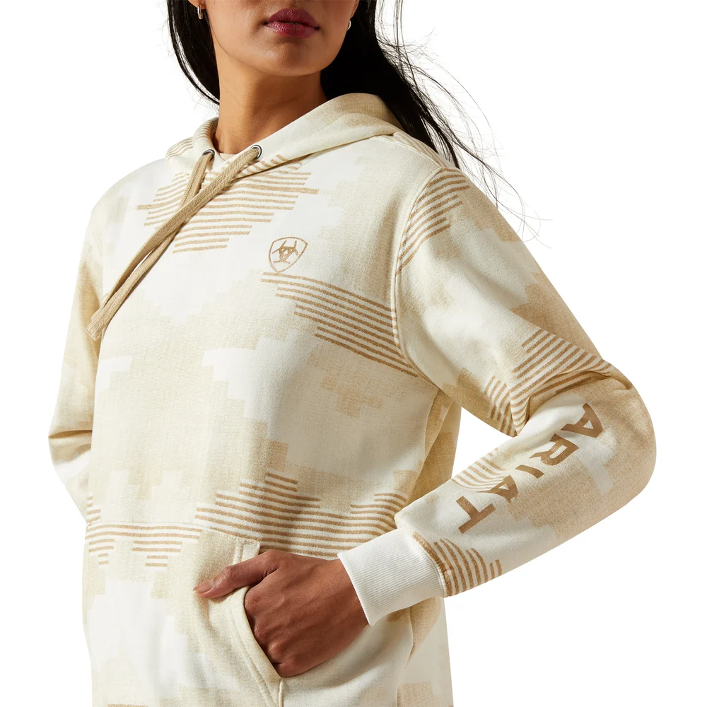 Women's Ariat Logo 2.0 Sedona Printed Hoodie - 10062290 - Image 3