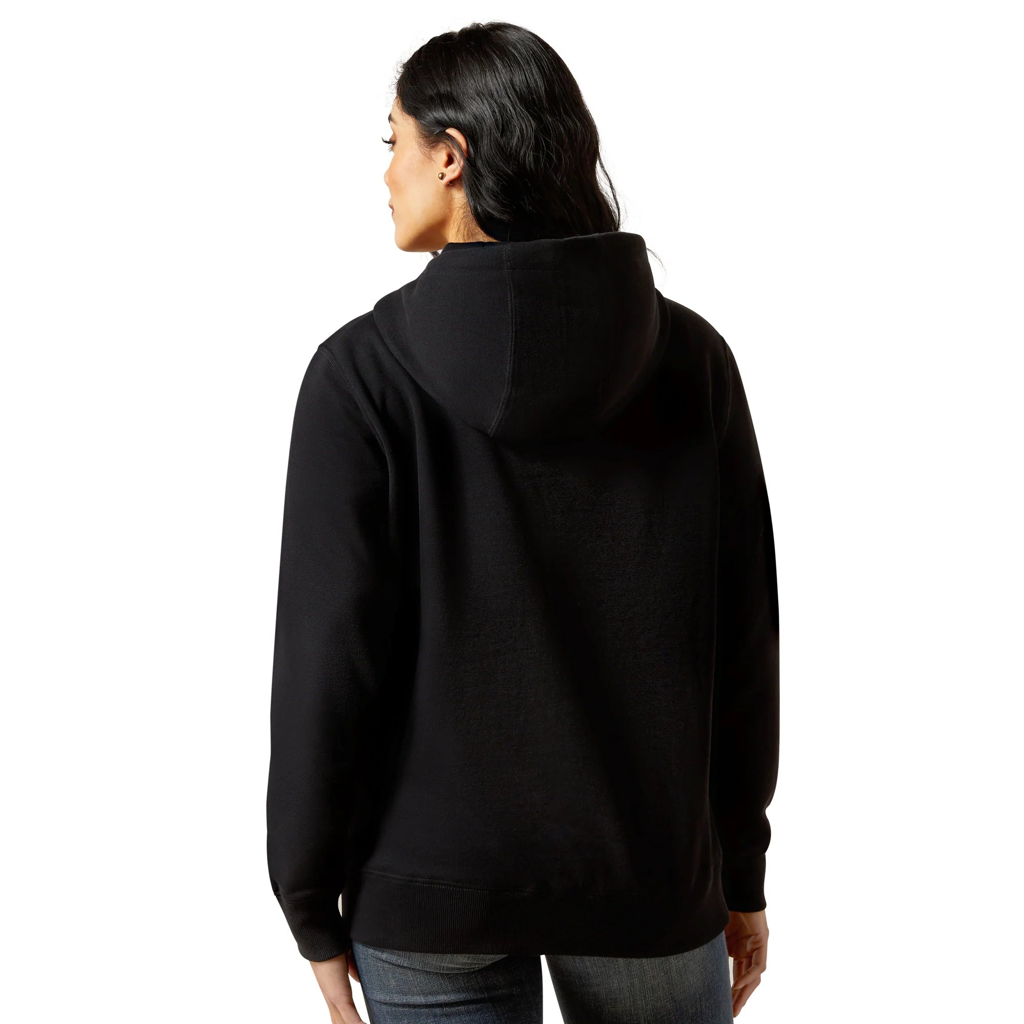Women's Booted Logo Hoodie In Black - 10062734 - Image 2