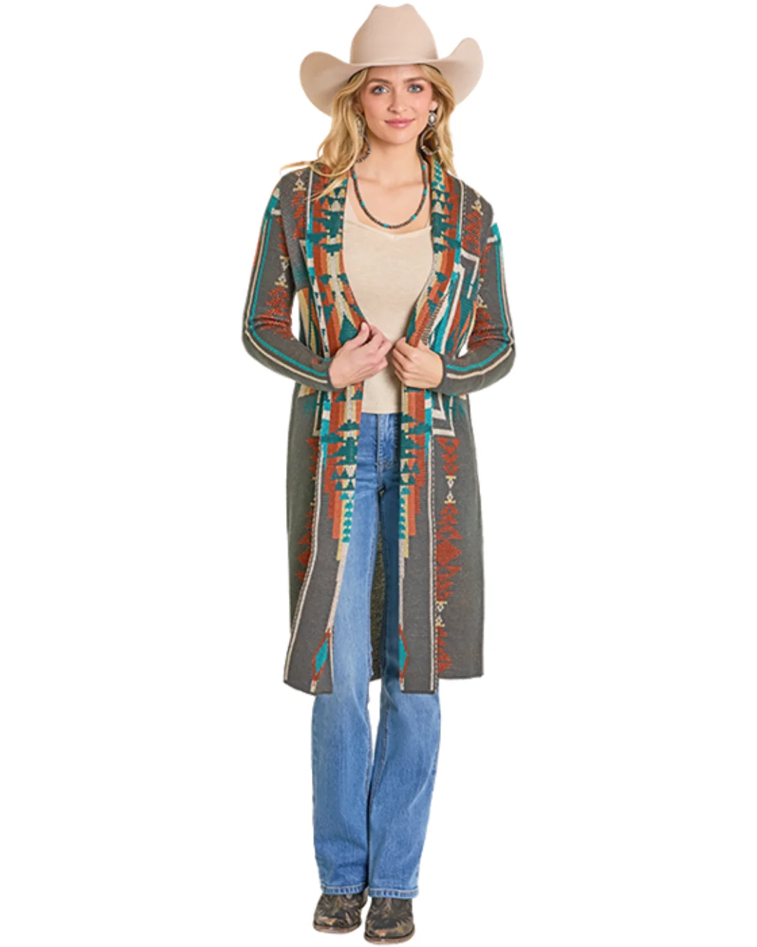 Women's Aztec Duster BW95T07768