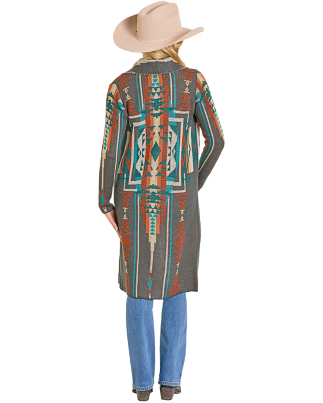 Women's Aztec Duster BW95T07768 - Image 2