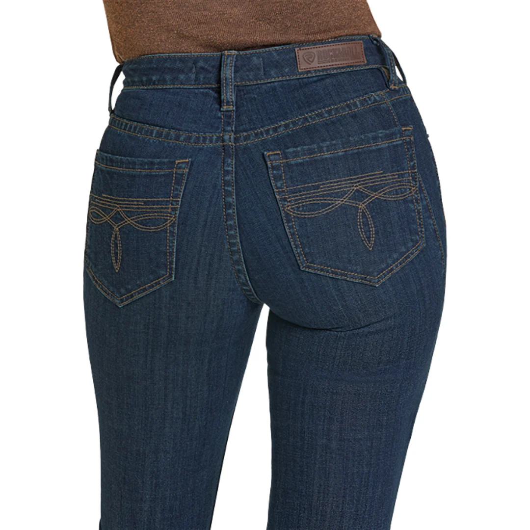 Women's High Rise Side Detail Bootcut Jean BW4HD07892 - Image 4
