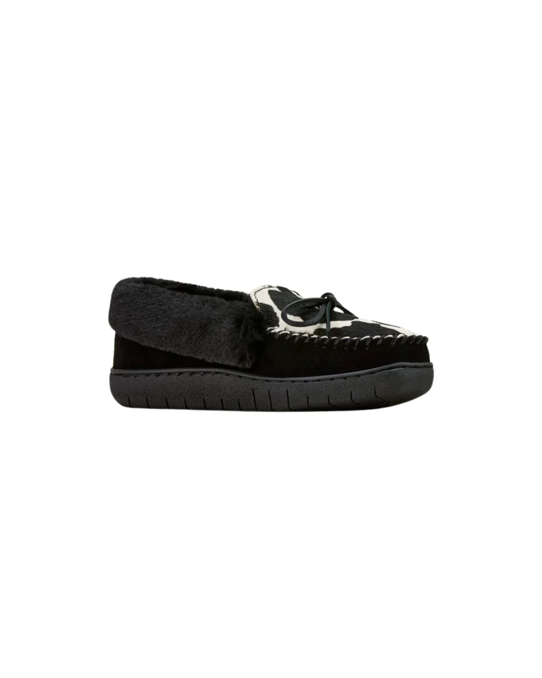Women's Ivy Moccasin Black Pony AR4419-982-PP - Image 2