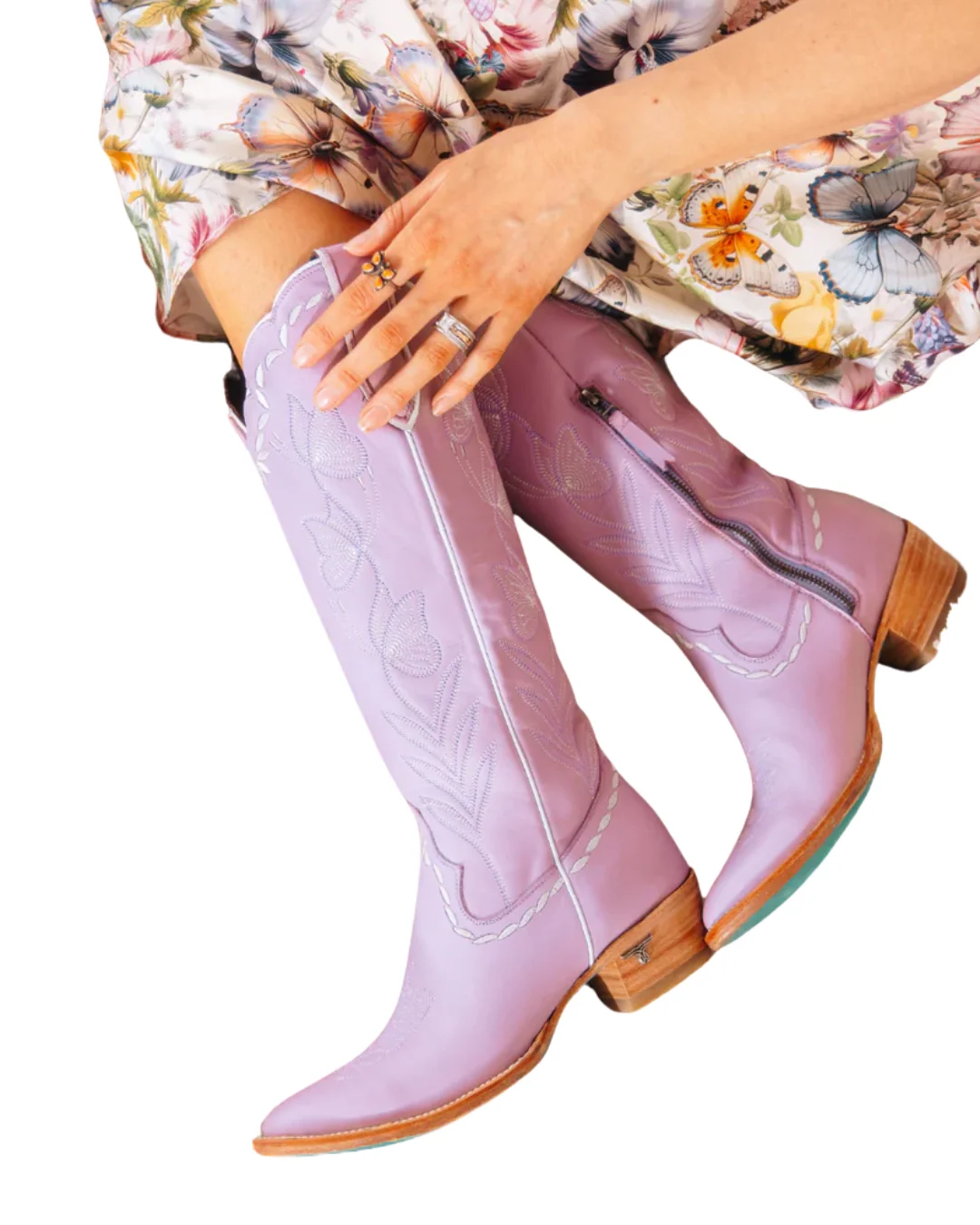 Women's Lane Lavender Sweet Memories Knee High Boot LB5024Q - Image 10