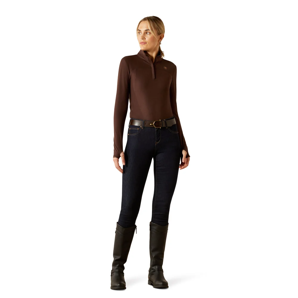 Women's Lowell 3.0 1/4 Zip Baselayer in Java 10062636 - Image 5