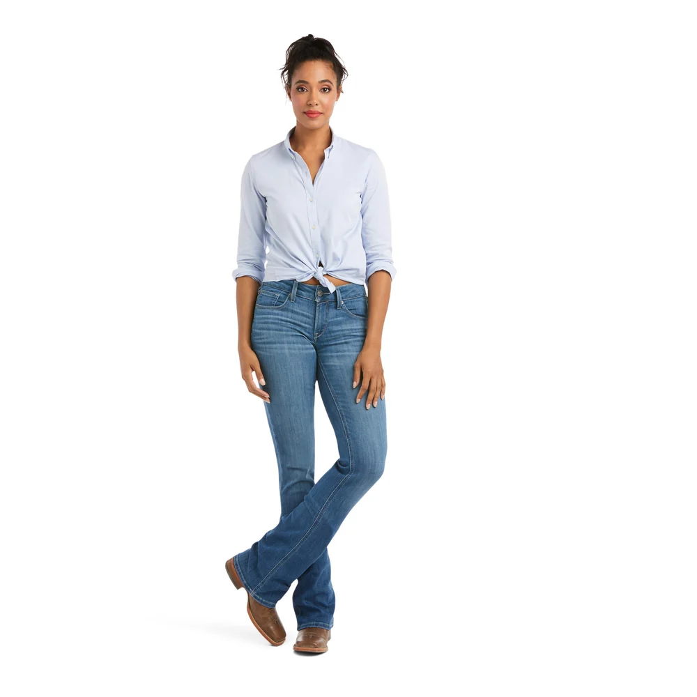 Women's Mid Rise Patricia Boot Cut Jean - 10036812 - Image 3