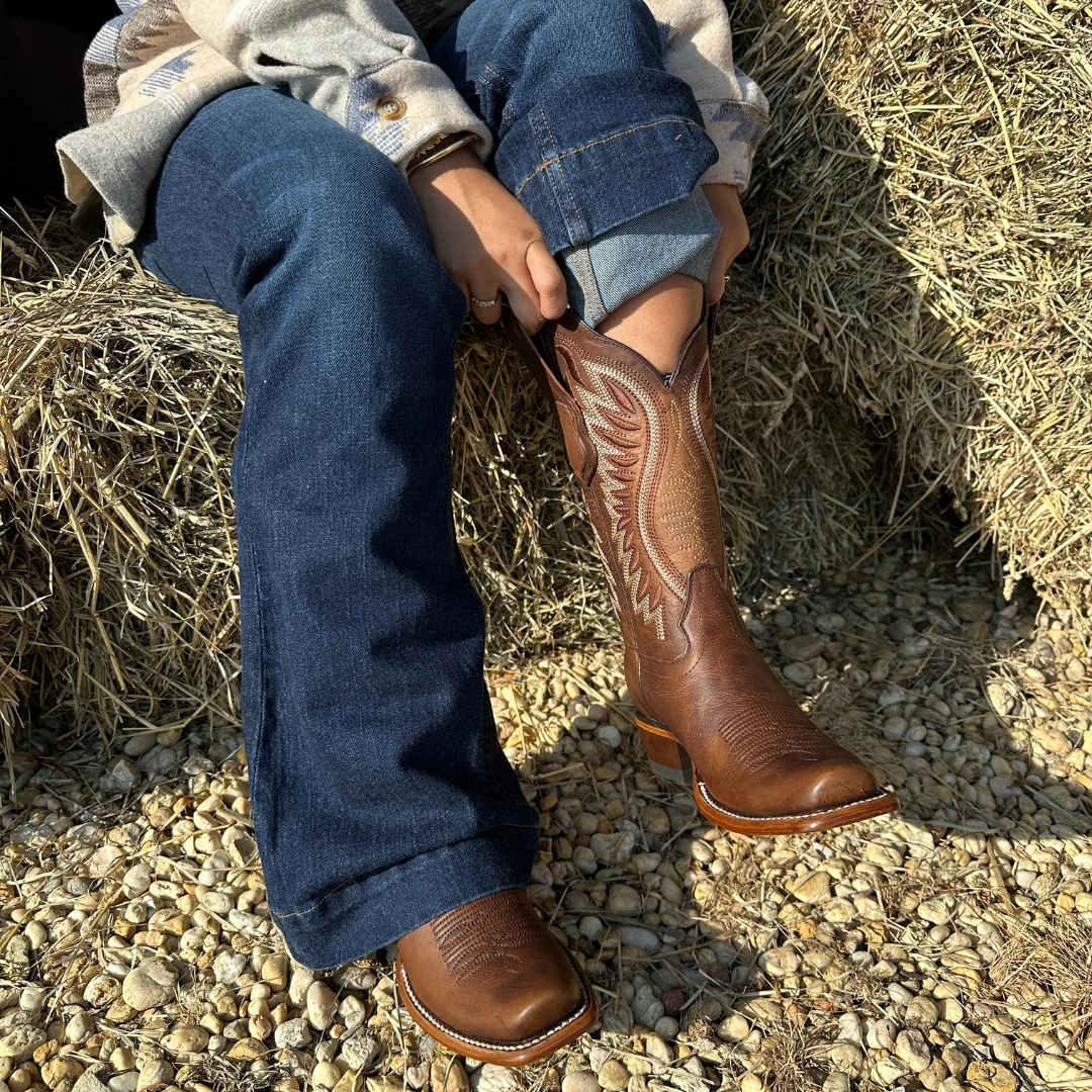 Women's NST Brown Rage Walnut Cowboy Boot 39N9940 - Image 3