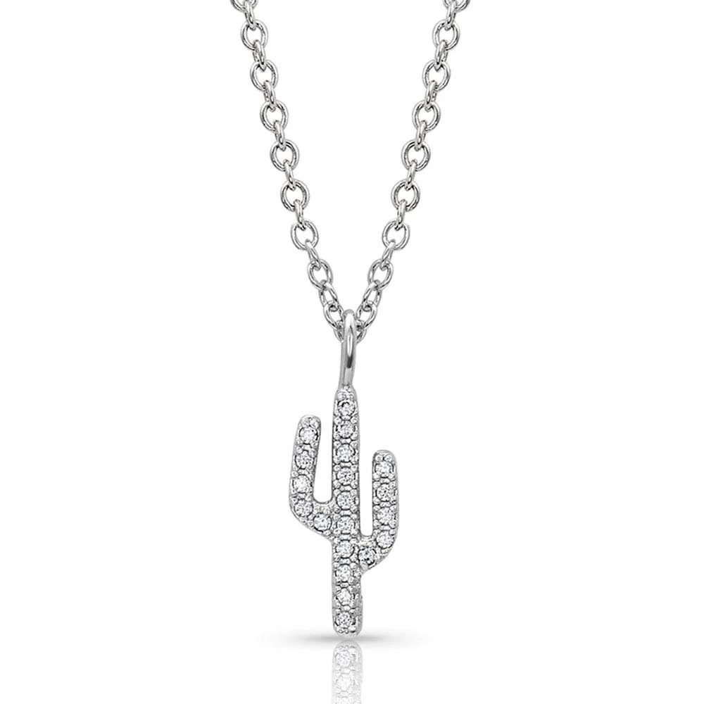 Women's Petite Cactus Necklace By Montana Silversmith NC4573