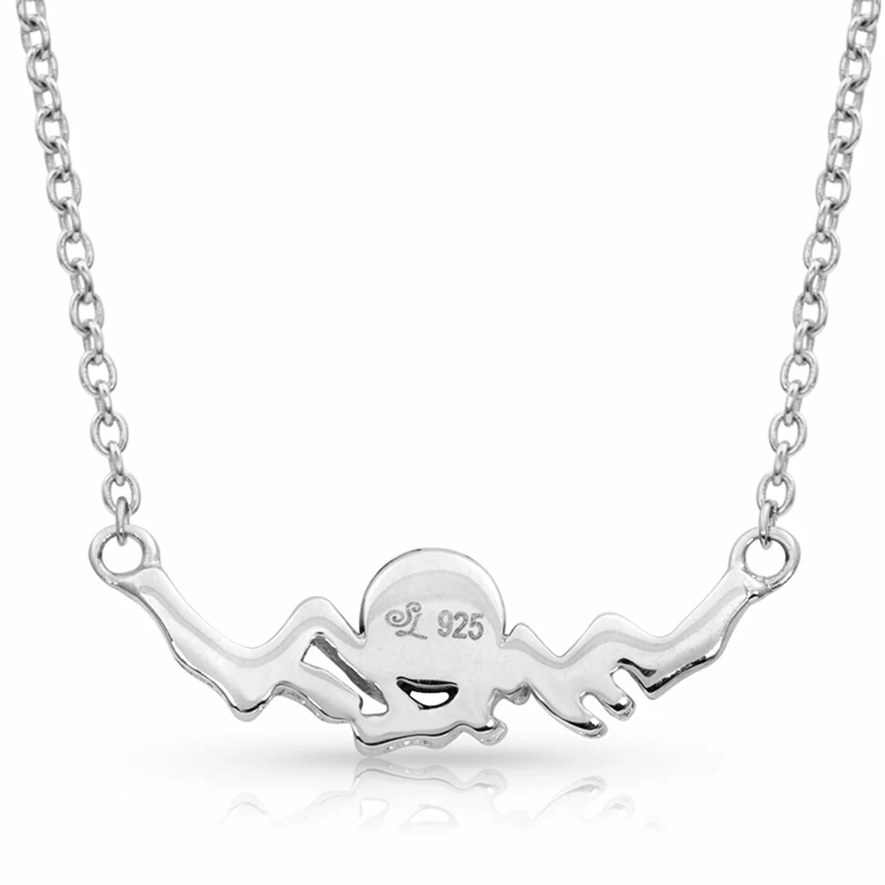 Women's Pursue the Wild Another Mountain Turquoise Necklace by Montana Silversmiths SLKTNC4057TQ - Image 3