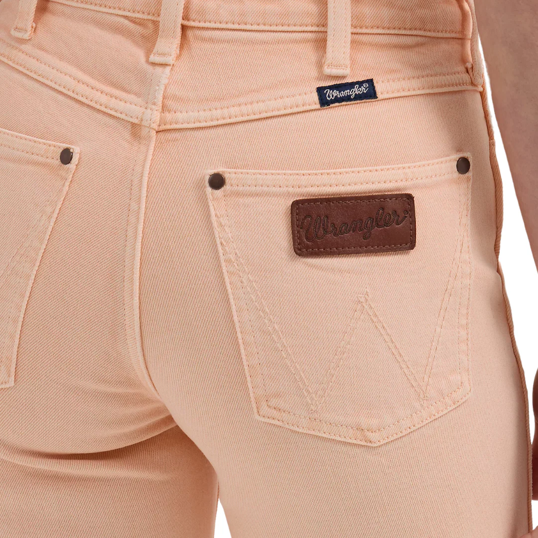Retro® Bailey High Rise Peach Colorwash Bootcut Jean - Image 2