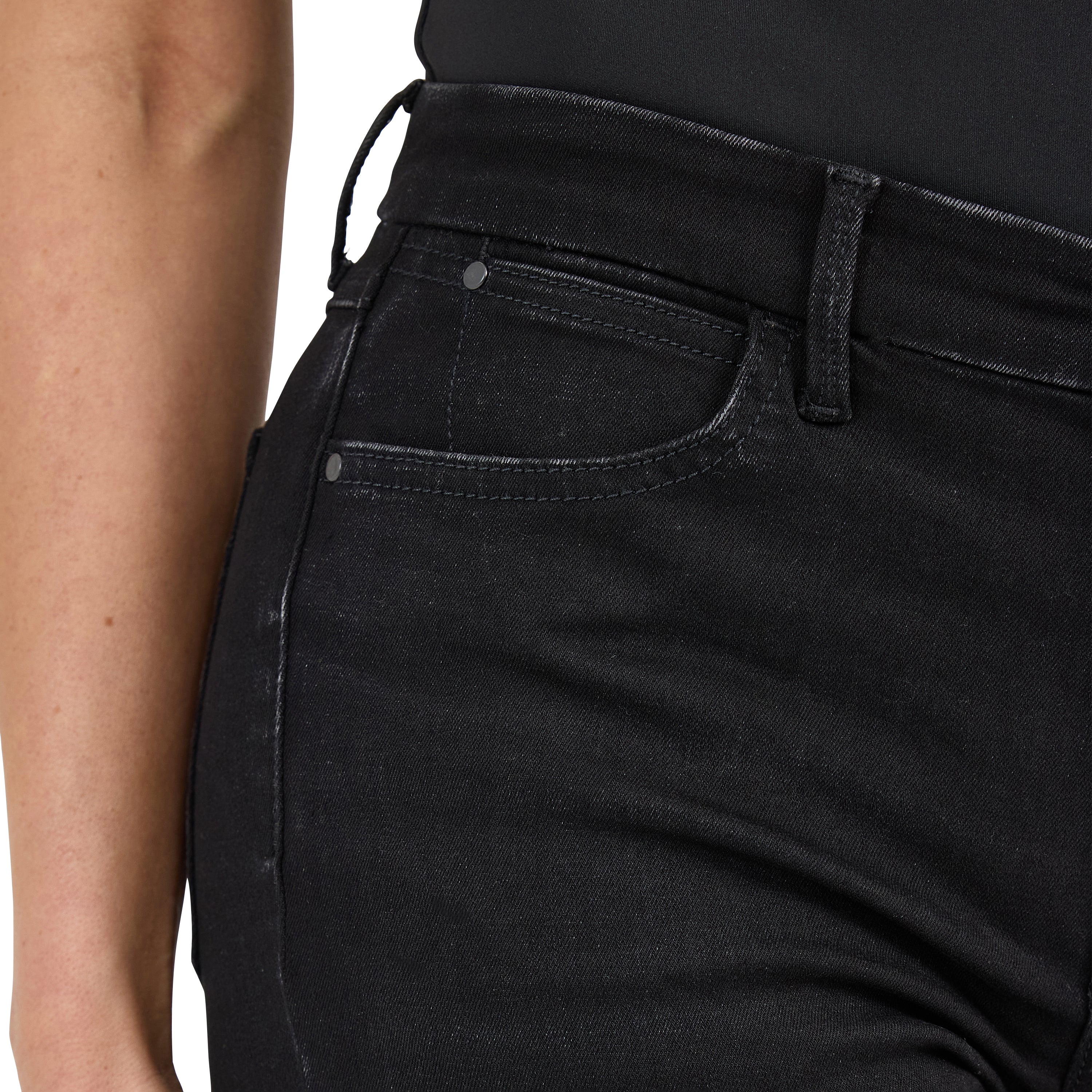 Women's Wrangler Black Bespoke Bootcut Jean - High Rise - Leighton 112371949 - Image 4