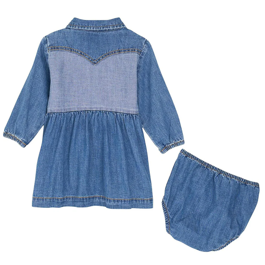 Wrangler® Baby Girl Dress - Mid Denim 112367496 - Image 2