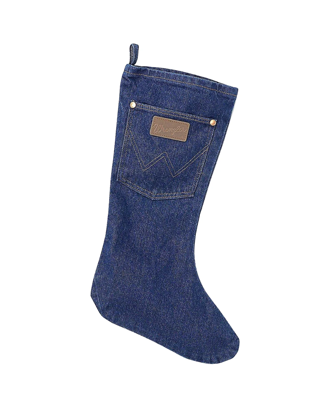Wrangler® Denim Christmas Stocking 1WRCHST