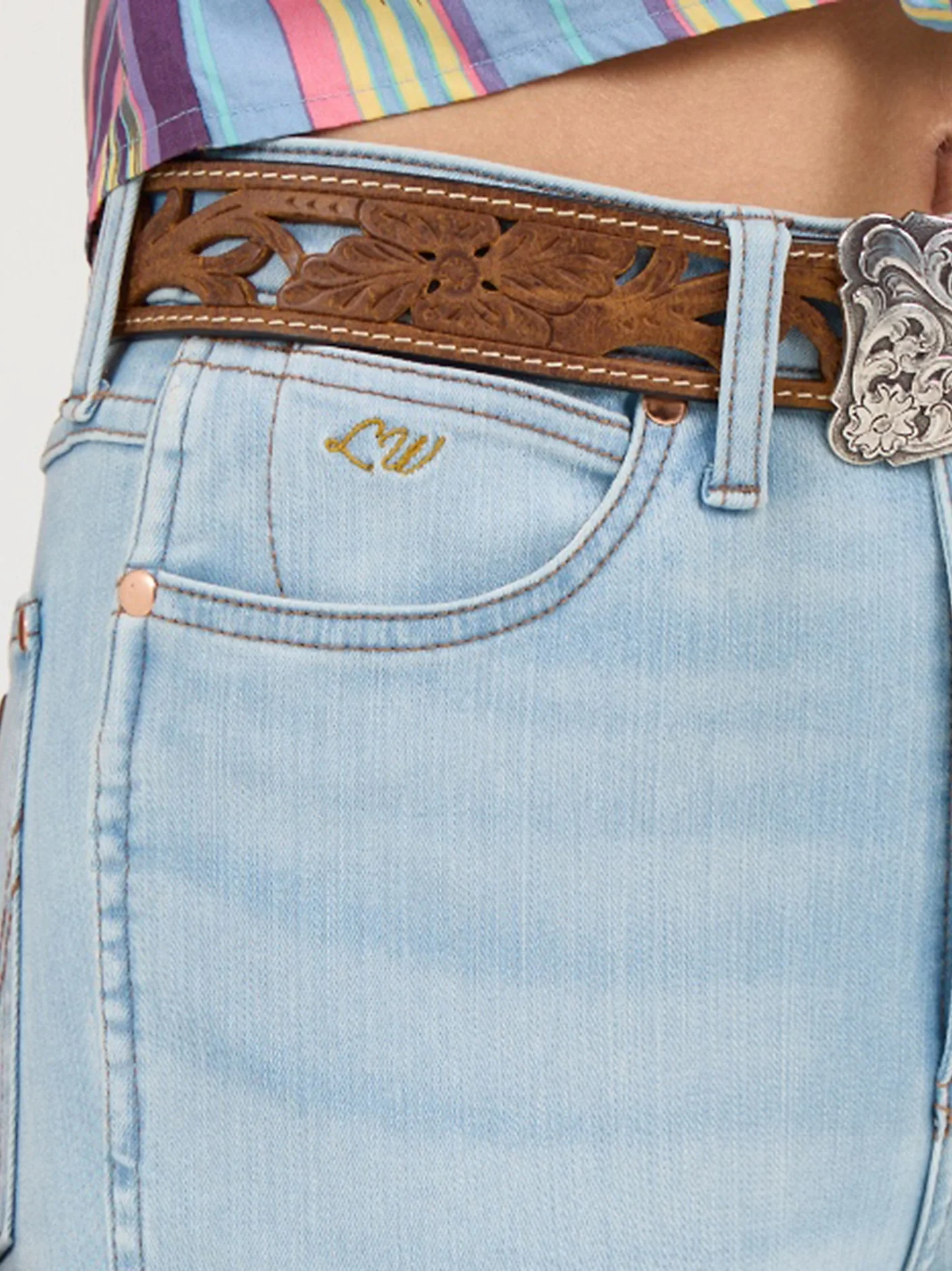 Wrangler® X Lainey Wilson Boot Hugger Jean - Bleach - 112368267 - Image 3