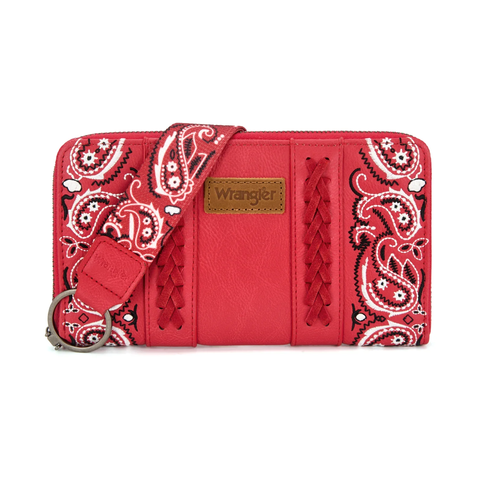 Wrangler Bandana Paisley Print Wallet -Red - WG331-W115