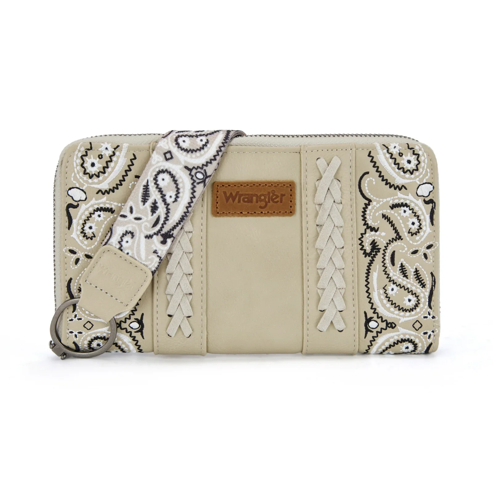 Wrangler Bandana Paisley Print Wallet - Tan - WG331-W115