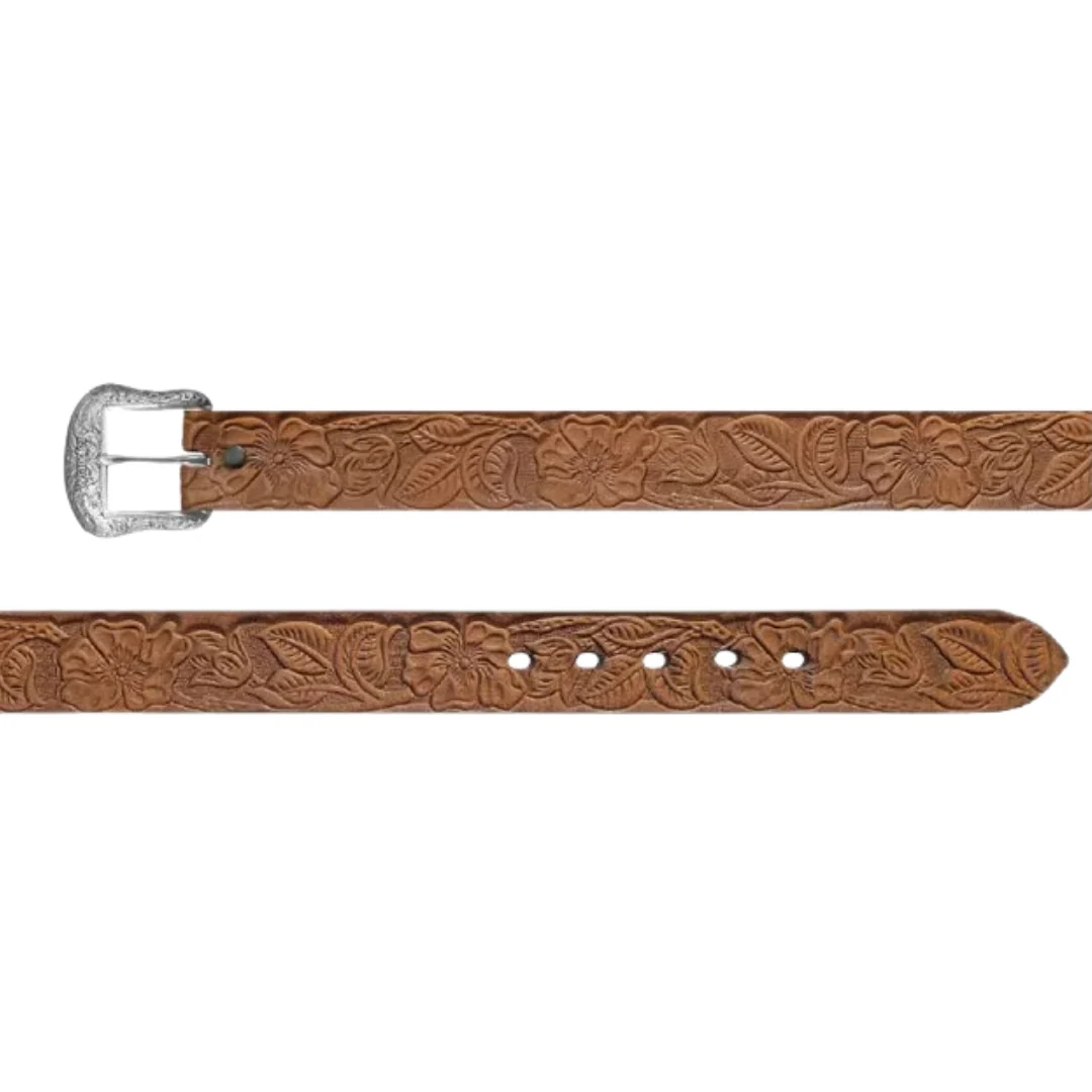 Ladies' Wrangler Brown Bridle Leather Belt 7902390 - Image 2