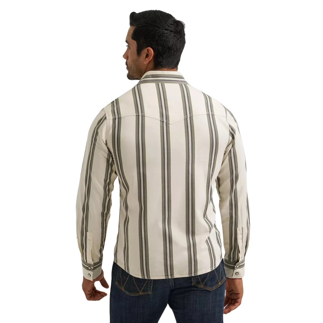 Wrangler Retro® Premium Long Sleeve Snap Shirt - Modern Fit 112381538 - Image 2