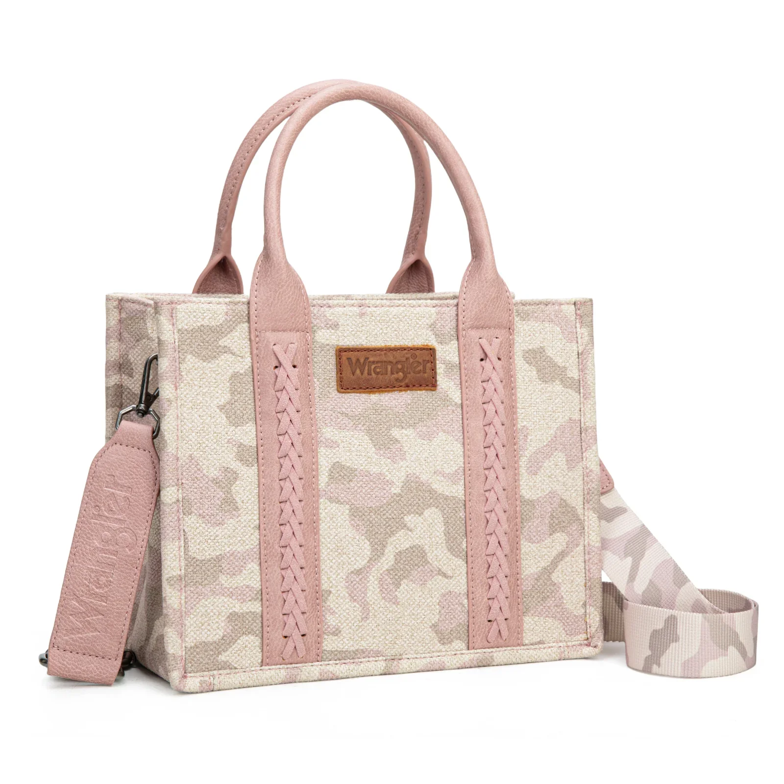 Wrangler Pink Camo Tote/Crossbody - WG286-8120SPK