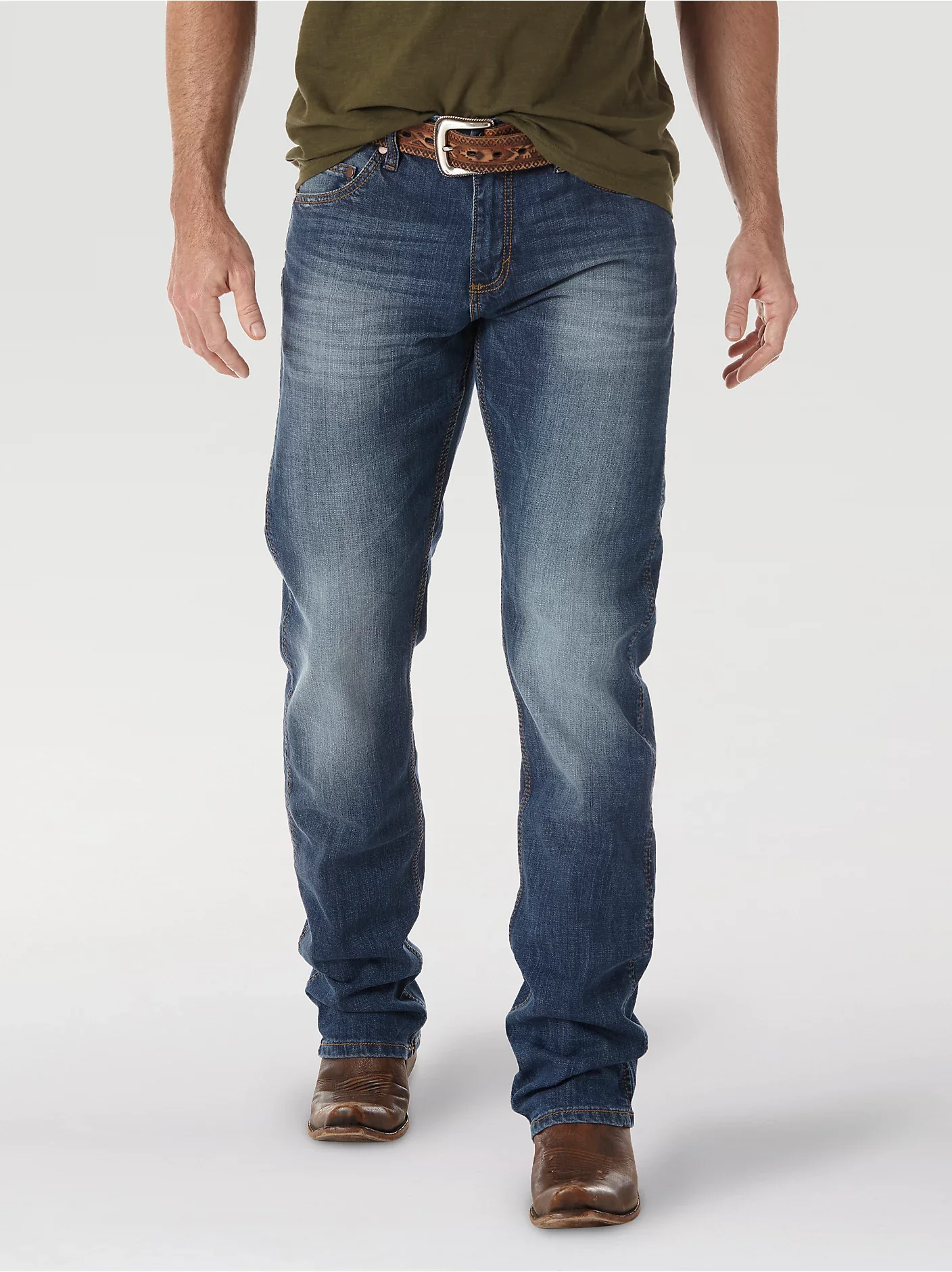 Wrangler Retro Slim Straight Cottonwood Jeans WLT88CW - Image 7