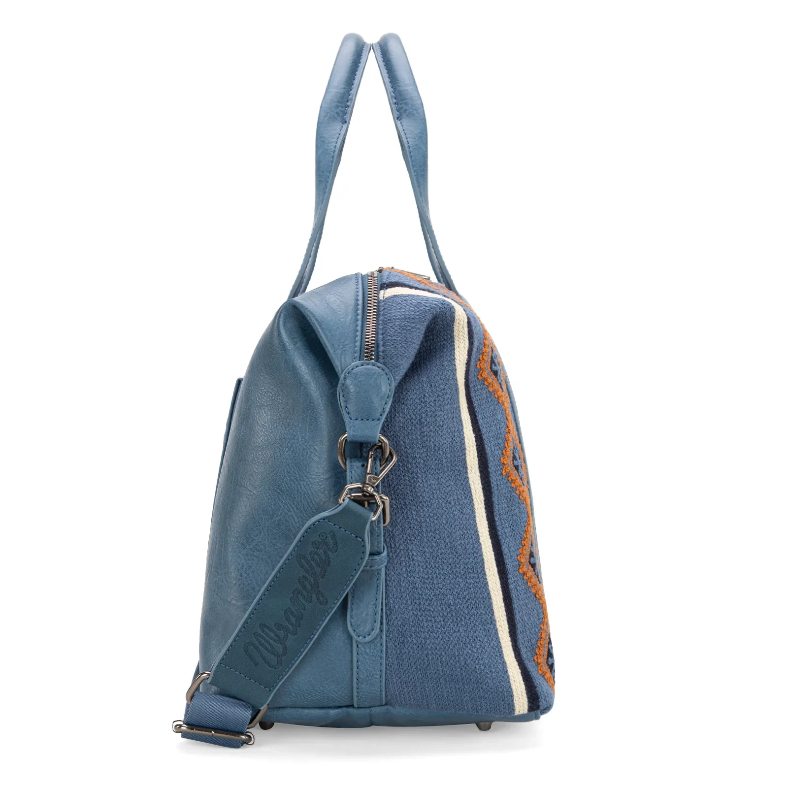 Wrangler Southwestern Print Denim Duffle Bag - WG174-5110JN - Image 2