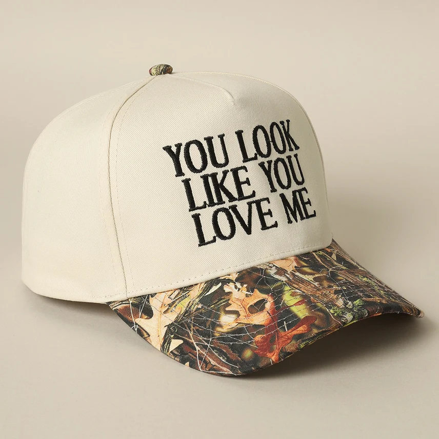 You Look Like You Love Me Embroidery Camo Trucker - Image 10