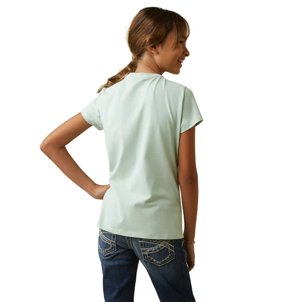 Youth Aqua Harmony Short Sleeve Shirt 10043737 - Image 2