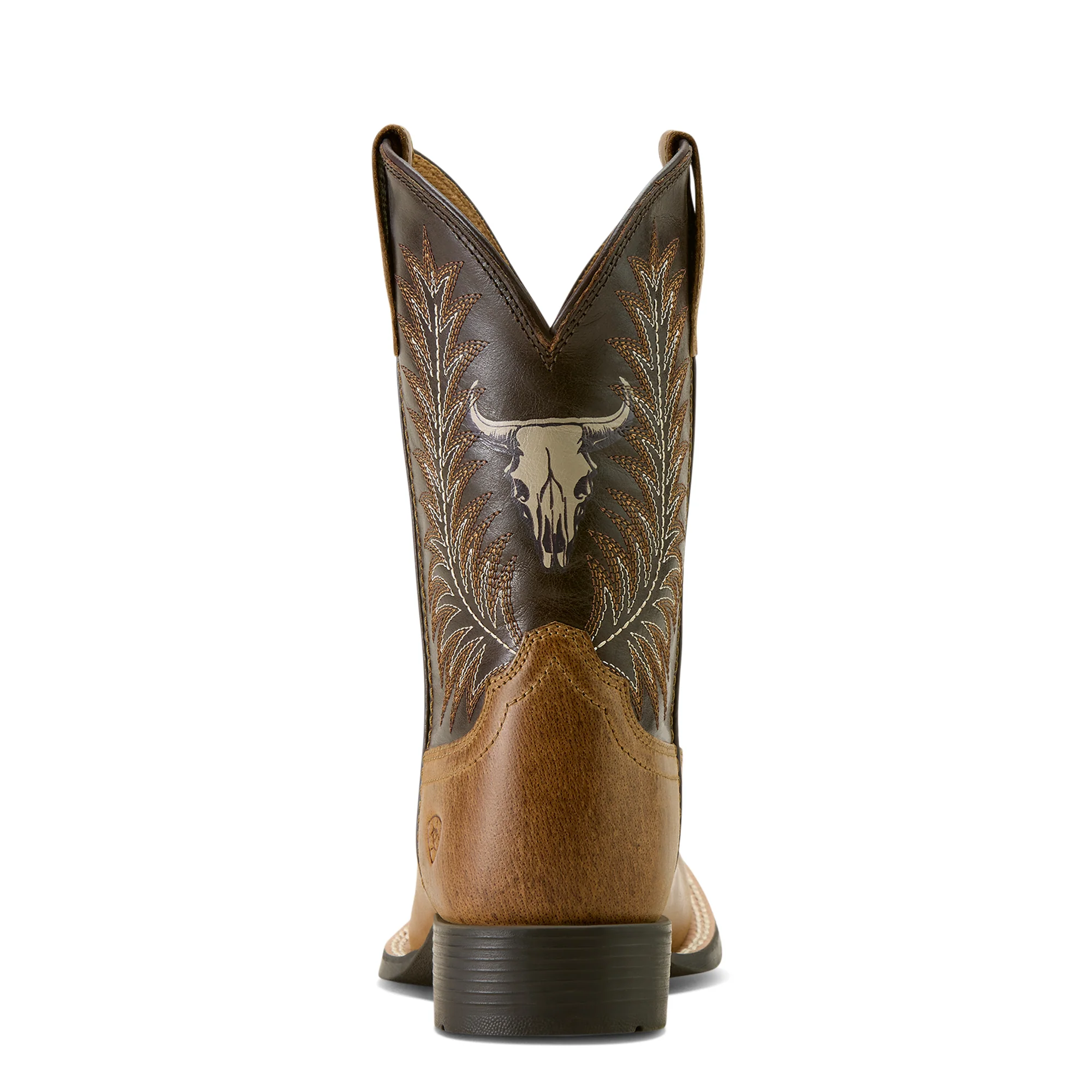 Youth Brown Stampede Square Toe Western Boot 10063827 - Image 3
