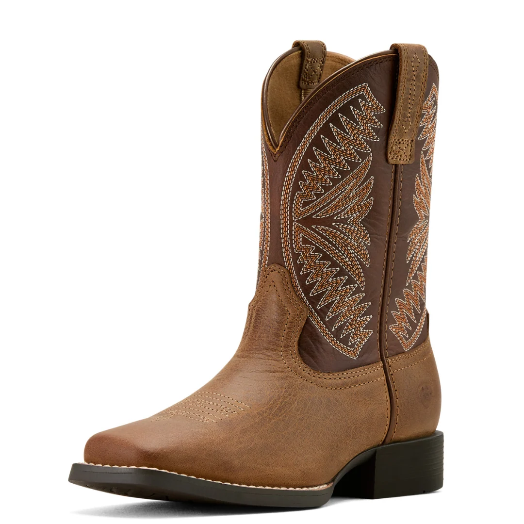 Youth Ruidoso Square Toe Western Boot - Image 2