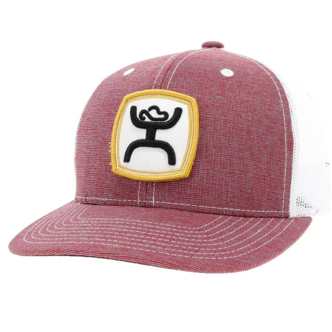 Zenith Hooey Burgundy/White 6-Panel Trucker Cap 2124T-BUWH